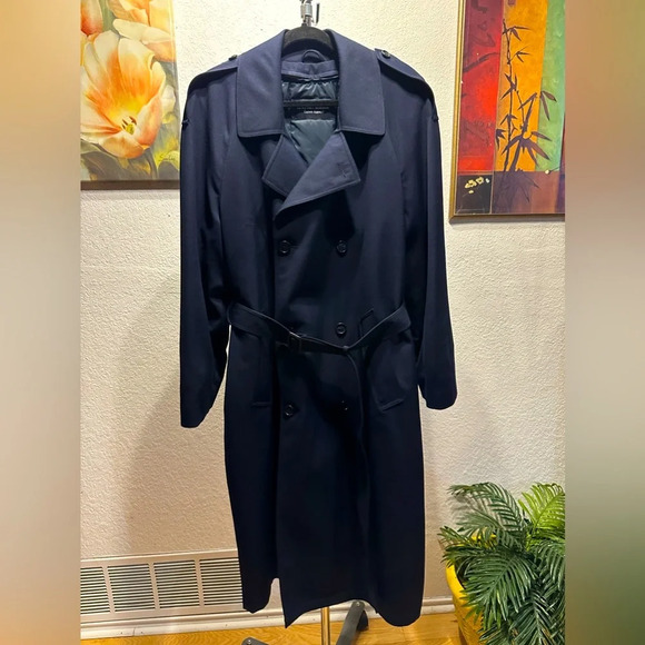 Newport Harbor double breasted removable thinsulate liner trench coat size 38reg - Picture 2 of 16